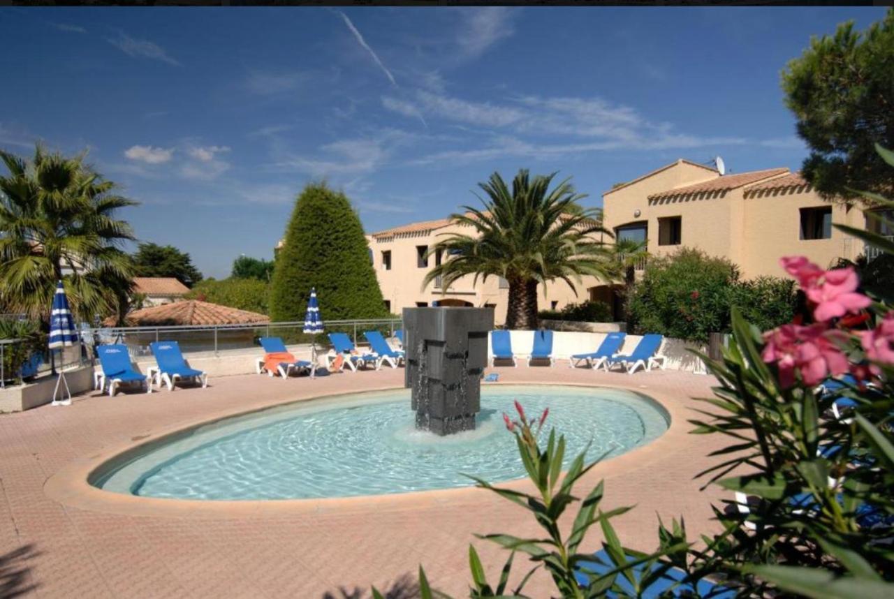 Résidence de standing avec piscine chauffée Agde Esterno foto